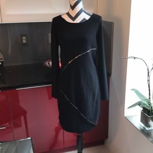 Zippered Knit Dress